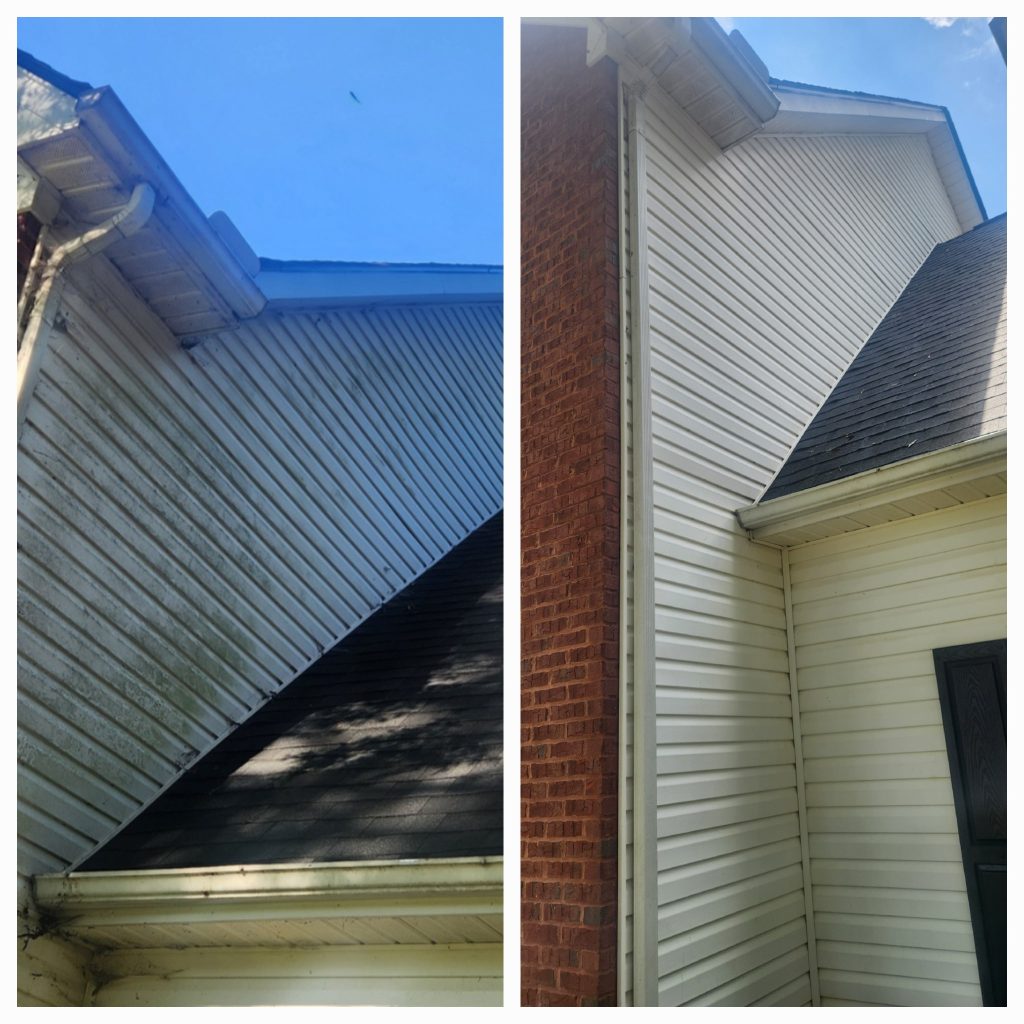 House Washing Before and After